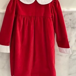 The Beaufort Bonnet Company-TBBC Red Velvet Dress Size 7